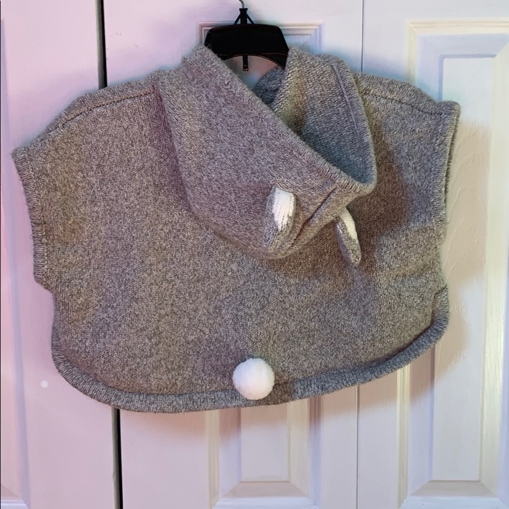 Grey bunny cape